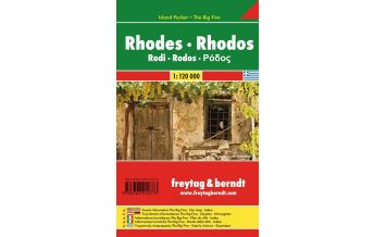 Straßenkarten Griechenland freytag & berndt Island Pocket + The Big Five Griechenland, Rhodos 1:120.000 KOMPASS freytag & berndt