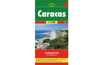 Stadtpläne Caracas, Stadtplan 1:12.000 KOMPASS freytag & berndt