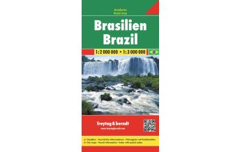 Road Maps f&b Autokarte Brasilien 1:2 Mio. - 1:3 Mio. Freytag-Berndt und ARTARIA
