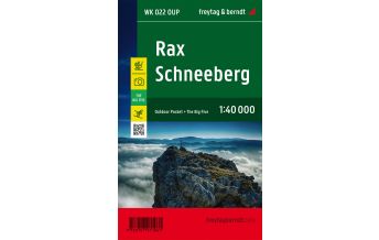 Hiking Maps Styria Rax - Schneeberg, Outdoor Pocket, Wanderkarte 1:40.000 Freytag-Berndt und ARTARIA