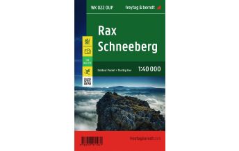 Wanderkarten Steiermark Rax - Schneeberg, Outdoor Pocket, Wanderkarte 1:40.000 KOMPASS freytag & berndt