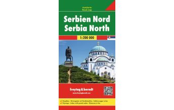 Straßenkarten Serbien freytag & berndt Auto + Freizeitkarte, Serbien Nord 1:200.000 KOMPASS freytag & berndt
