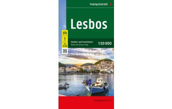 Road Maps Greece freytag & berndt Auto + Freizeitkarte Griechenland, Lesbos 1:50.000 Freytag-Berndt und ARTARIA