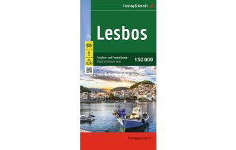 Road Maps Greece freytag & berndt Auto + Freizeitkarte Griechenland, Lesbos 1:50.000 Freytag-Berndt und ARTARIA