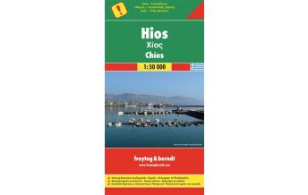 Road Maps Greece freytag & berndt Auto + Freizeitkarte Griechenland, Hios/Chios 1:50.000 Freytag-Berndt und ARTARIA