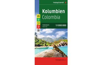 Road Maps f&b Autokarte Kolumbien 1:1 Mio. Freytag-Berndt und ARTARIA