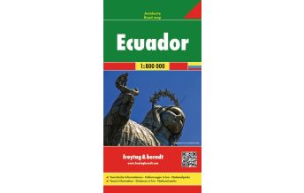 Straßenkarten f&b Autokarte Ecuador - Galapagos 1:800.000 KOMPASS freytag & berndt