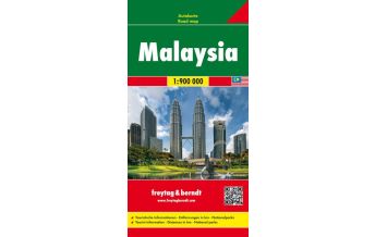 Straßenkarten Asien Malaysia, Autokarte 1:900.000, freytag & berndt Freytag-Berndt und ARTARIA