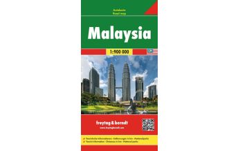 Straßenkarten Asien Malaysia, Autokarte 1:900.000, freytag & berndt Freytag-Berndt und ARTARIA