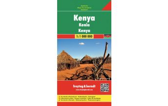 Road Maps Africa f&b Autokarte Kenya 1:1.000.000 Freytag-Berndt und ARTARIA