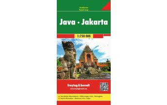 Straßenkarten Asien f&b Autokarte Java - Jakarta 1:750.000 Freytag-Berndt und ARTARIA
