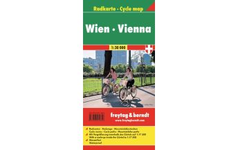 Radkarten Österreich Radkarte Wien 1:30.000 KOMPASS freytag & berndt