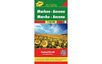 Straßenkarten Italien freytag & berndt Auto + Freizeitkarte Marken - Ancona 1:150.000 KOMPASS freytag & berndt