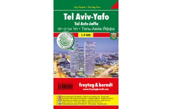 f&b Stadtpläne Tel Aviv-Jaffa, Stadtplan 1:9.400, City Pocket + The Big Five  Freytag-Berndt und ARTARIA