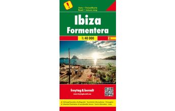 Straßenkarten freytag & berndt Auto + Freizeitkarte Ibiza - Formentera 1:40.000 KOMPASS freytag & berndt