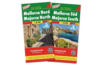 Road Maps freytag & berndt Auto + Freizeitkartenset Mallorca Nord & Süd 1:50.000 Freytag-Berndt und ARTARIA