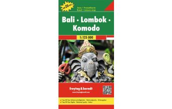 Road Maps f&b Autokarte Bali - Lombok - Komodo 1:125.000 Freytag-Berndt und ARTARIA
