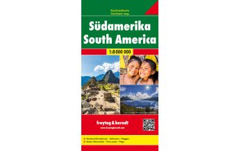 Road Maps f&b Kontinentkarte Südamerika 1:8 Mio. Freytag-Berndt und ARTARIA
