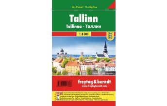 Stadtpläne Tallinn, Stadtplan 1:10.000, City Pocket + The Big Five KOMPASS freytag & berndt