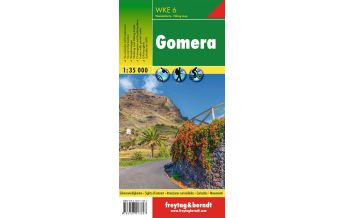 Hiking Maps Spain WKE 6, Gomera, Wanderkarte 1:35.000 Freytag-Berndt und ARTARIA