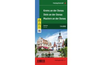 Stadtpläne Krems an der Donau mit Stein und Mautern, Stadtplan 1:14.000 KOMPASS freytag & berndt