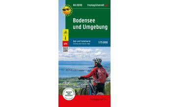 Radkarten Österreich Bodensee und Umgebung, Rad- und Freizeitkarte 1:75.000, freytag & berndt, RK 0099 Freytag-Berndt und ARTARIA