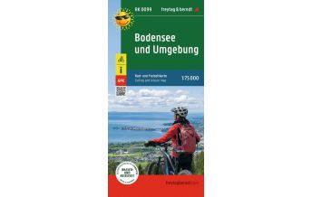 Radkarten Schweiz Bodensee und Umgebung, Rad- und Freizeitkarte 1:75.000, freytag & berndt, RK 0099 KOMPASS freytag & berndt