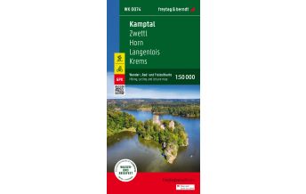 Hiking Maps Lower Austria Kamptal, Wander-, Rad- und Freizeitkarte 1:50.000, freytag & berndt, WK 0074 Freytag-Berndt und Artaria