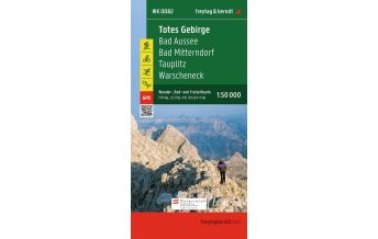 Wanderkarten Steiermark Totes Gebirge, Wander-, Rad- und Freizeitkarte 1:50.000, freytag & berndt, WK 0082 KOMPASS freytag & berndt