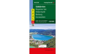 Hiking Maps Carinthia Südkärnten, Wander-, Rad- und Freizeitkarte 1:50.000, freytag & berndt, WK 0238 Freytag-Berndt und ARTARIA