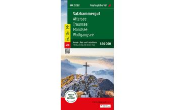 Hiking Maps Salzkammergut Salzkammergut, Wander-, Rad- und Freizeitkarte 1:50.000, freytag & berndt, WK 0282 Freytag-Berndt und Artaria