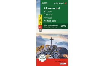 Wanderkarten Salzkammergut Salzkammergut, Wander-, Rad- und Freizeitkarte 1:50.000, freytag & berndt, WK 0282 KOMPASS freytag & berndt