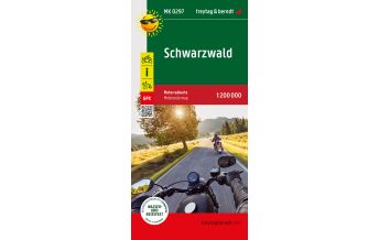 Motorradkarten Schweiz Schwarzwald, Motorradkarte 1:200.000, freytag & berndt Freytag-Berndt und Artaria