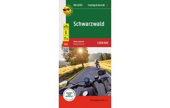 Motorcycle Maps Switzerland Schwarzwald, Motorradkarte 1:200.000, freytag & berndt Freytag-Berndt und Artaria