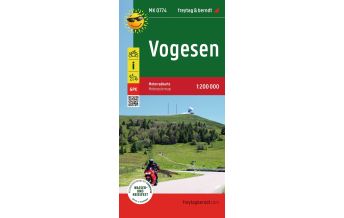 Motorcycle Maps France Vogesen, Motorradkarte 1:200.000, freytag & berndt Freytag-Berndt und Artaria