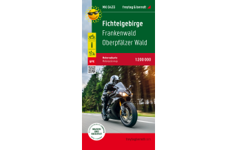 Motorradkarten Deutschland Fichtelgebirge, Motorradkarte 1:200.000, freytag & berndt Freytag-Berndt und Artaria