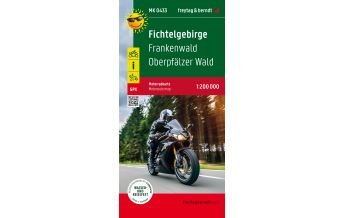 Motorradkarten Deutschland Fichtelgebirge, Motorradkarte 1:200.000, freytag & berndt KOMPASS freytag & berndt