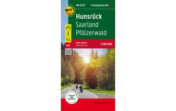 Motorradkarten Frankreich Hunsrück - Saarland - Pfälzerwald, Motorradkarte 1:200.000, freytag & berndt Freytag-Berndt und Artaria