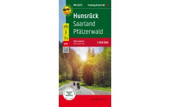 Motorradkarten Frankreich Hunsrück - Saarland - Pfälzerwald, Motorradkarte 1:200.000, freytag & berndt KOMPASS freytag & berndt