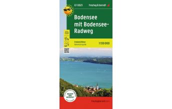 f&b Straßenkarten Bodensee mit Bodensee-Radweg, Erlebnisführer 1:130.000, freytag & berndt, EF 0021 KOMPASS freytag & berndt