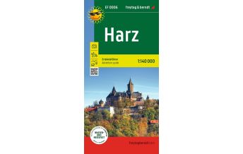 Straßenkarten Deutschland Harz, Erlebnisführer 1:140.000, freytag & berndt, EF 0006 KOMPASS freytag & berndt