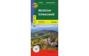 Straßenkarten Deutschland Nördlicher Schwarzwald, Erlebnisführer 1:150.000, freytag & berndt, EF 0024 KOMPASS freytag & berndt