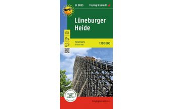 f&b Straßenkarten Lüneburger Heide, Erlebnisführer 1:190.000, freytag & berndt, EF 0033 KOMPASS freytag & berndt