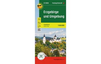 Road Maps Germany Erzgebirge und Umgebung, Freizeitkarte 1:160.000, freytag & berndt Freytag-Berndt und Artaria