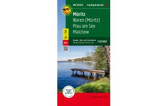 f&b Hiking Maps Müritz, Wander-, Rad- und Freizeitkarte 1:50.000, freytag & berndt, WK D5222 Freytag-Berndt und ARTARIA