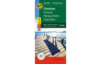 Wanderkarten Bayern Chiemsee, Wander-, Rad- und Freizeitkarte 1:50.000, freytag & berndt, WK D5203 KOMPASS freytag & berndt