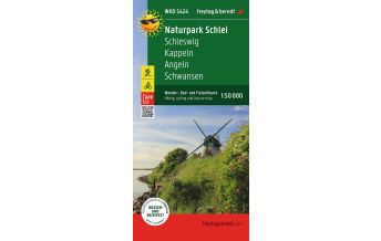 Hiking Maps Schleswig-Holstein Naturpark Schlei, Wander-, Rad- und Freizeitkarte 1:50.000, freytag & berndt, WKD 5424 Freytag-Berndt und ARTARIA