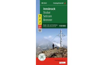 Wanderkarten Tirol Innsbruck, Wander-, Rad- und Freizeitkarte 1:50.000, freytag & berndt, WK 0241 KOMPASS freytag & berndt