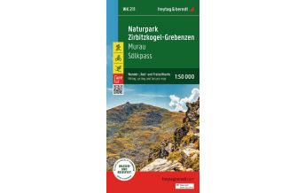 Hiking Maps Styria Naturpark Zirbitzkogel-Grebenzen, Wander-, Rad- und Freizeitkarte 1:50.000, freytag & berndt, WK 211 Freytag-Berndt und Artaria