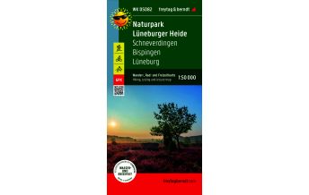 Road Maps Germany Naturpark Lüneburger Heide, Wander-, Rad- und Freizeitkarte 1:50.000, freytag & berndt, WK D5082 Freytag-Berndt und Artaria